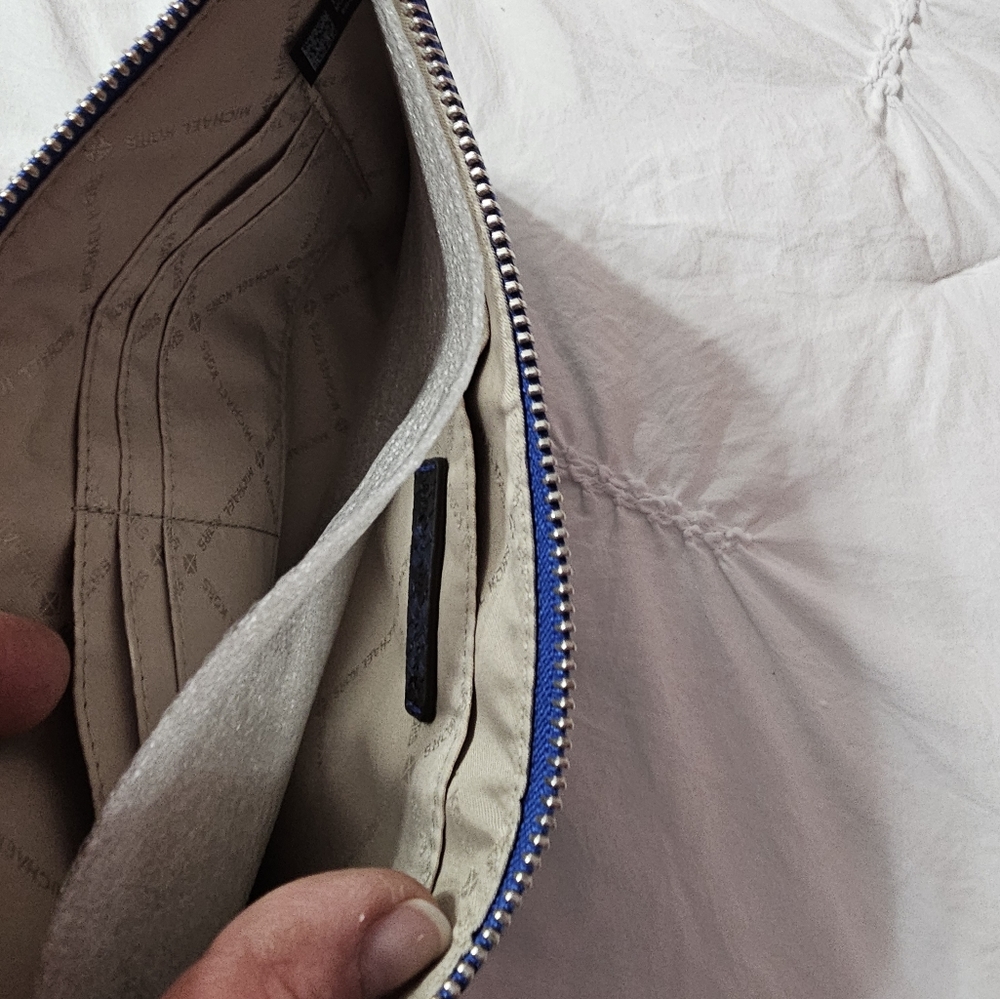 Blue snakeskin print MK wristlet! - Picture 5 of 5